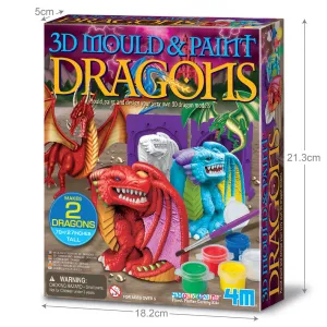 Ensemble de Dragons à Mouler et Peindre en 3D