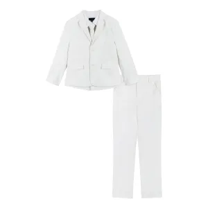 Ensemble de costume 4 pièces (taille 8-14 ans) | Blanc