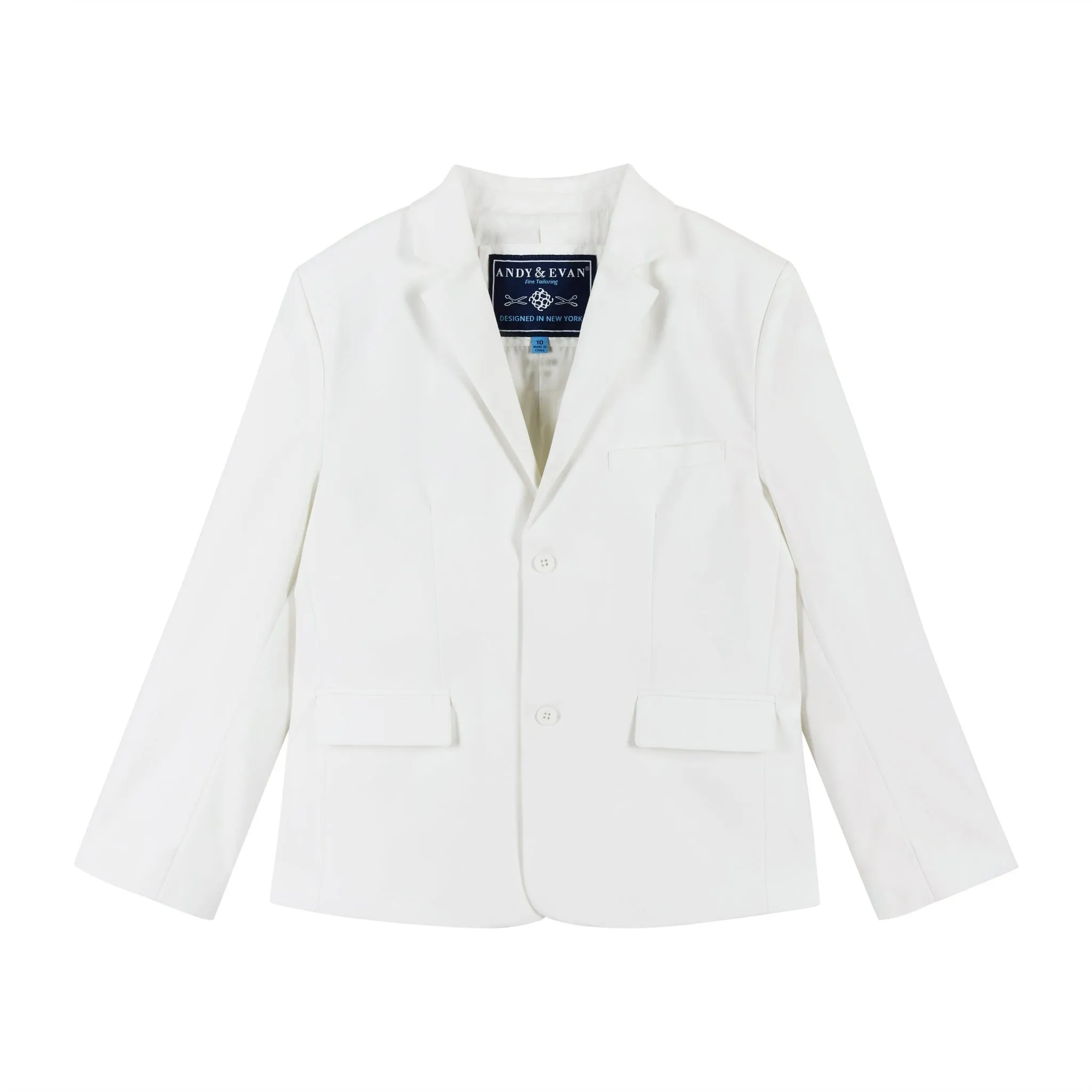 Ensemble de costume 4 pièces (taille 8-14 ans) | Blanc