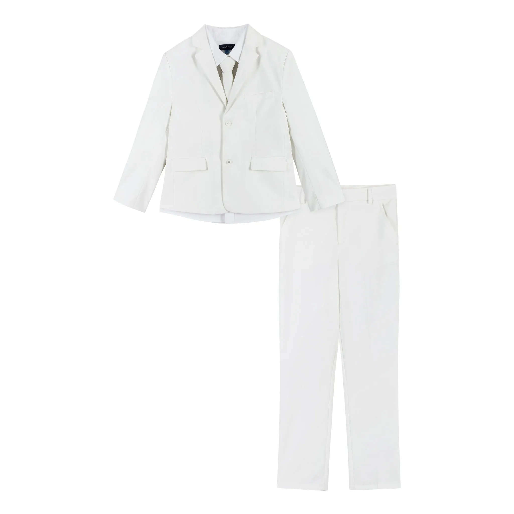 Ensemble de costume 4 pièces (taille 8-14 ans) | Blanc