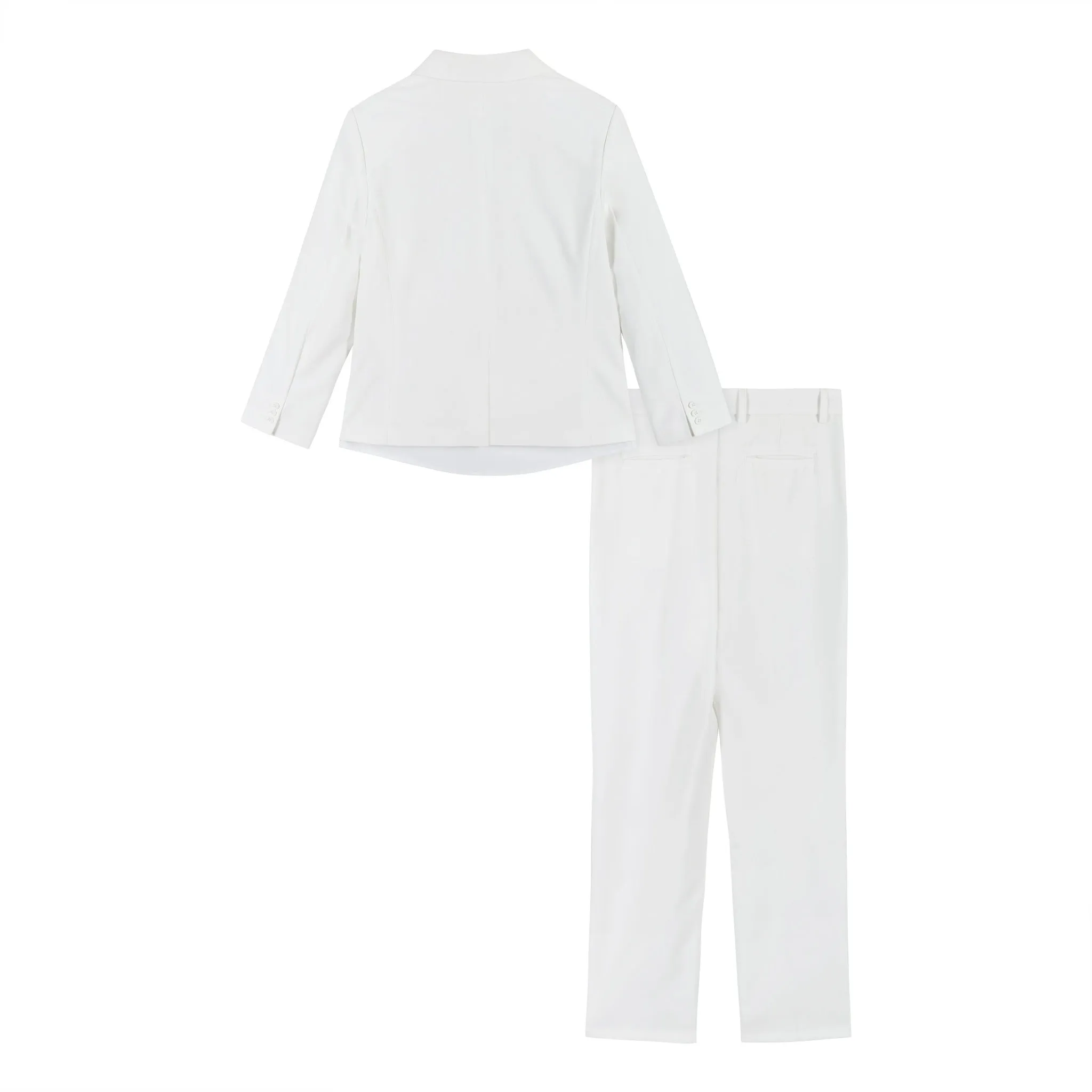 Ensemble de costume 4 pièces (taille 8-14 ans) | Blanc
