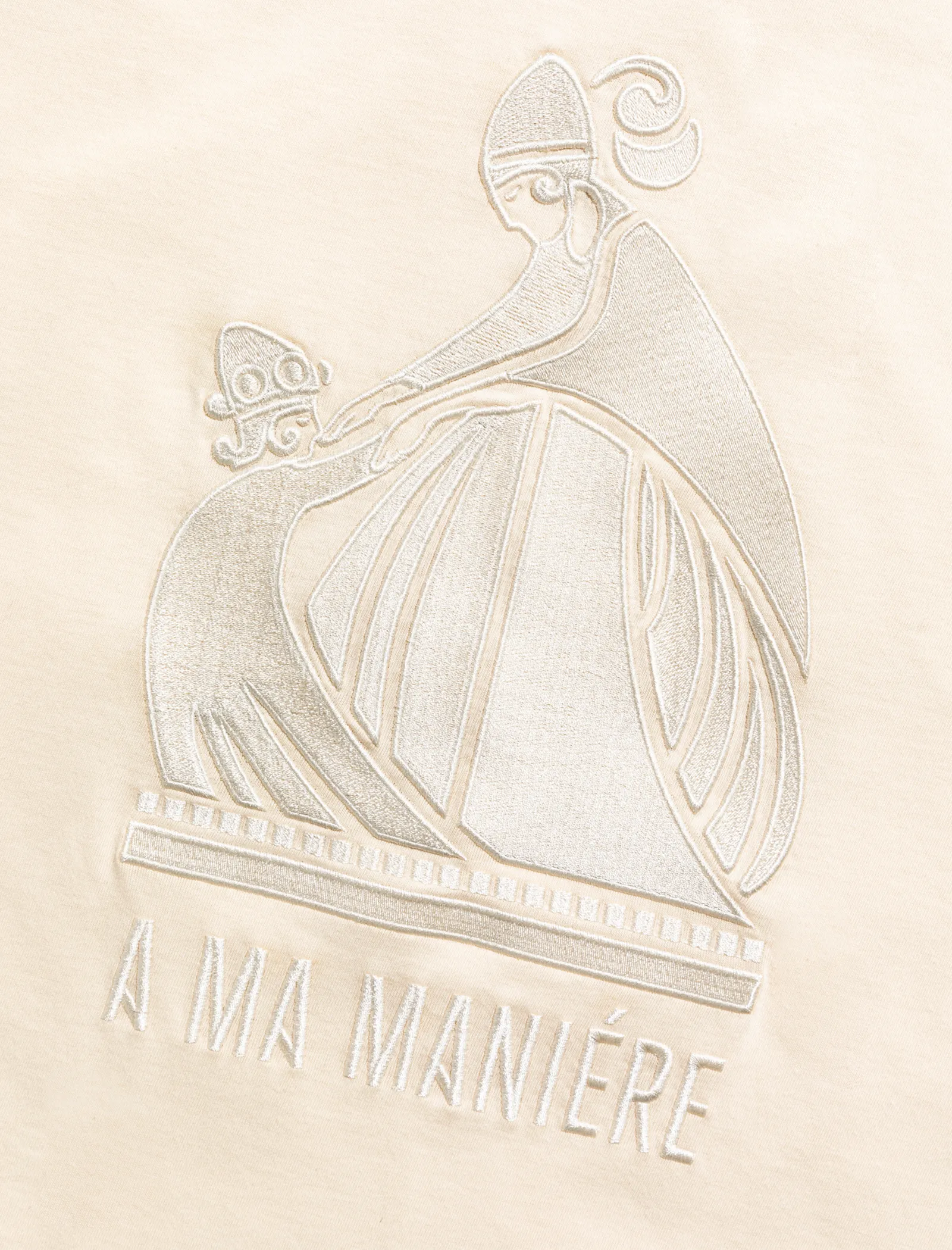 T-SHIRT À LOGO BRODÉ A MA MANIÉRE