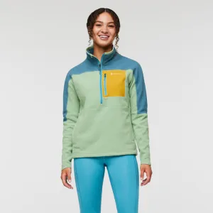 VESTE EN POLAIRE ABRAZO À DEMI-FERMETURE ÉCLAIR POUR FEMME