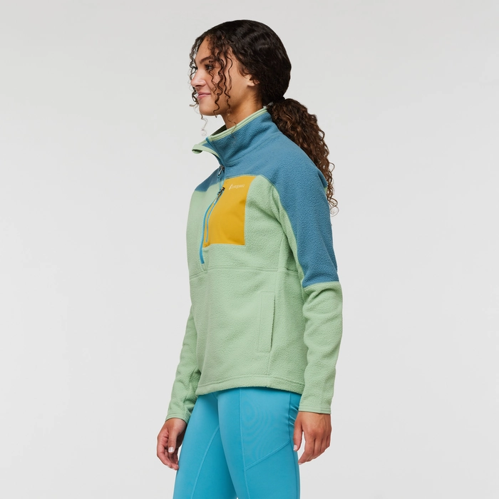 VESTE EN POLAIRE ABRAZO À DEMI-FERMETURE ÉCLAIR POUR FEMME