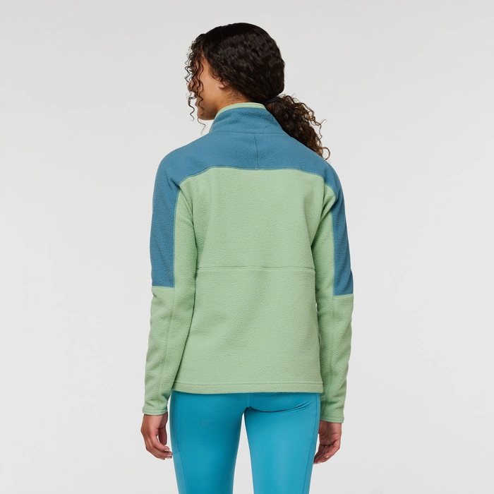VESTE EN POLAIRE ABRAZO À DEMI-FERMETURE ÉCLAIR POUR FEMME