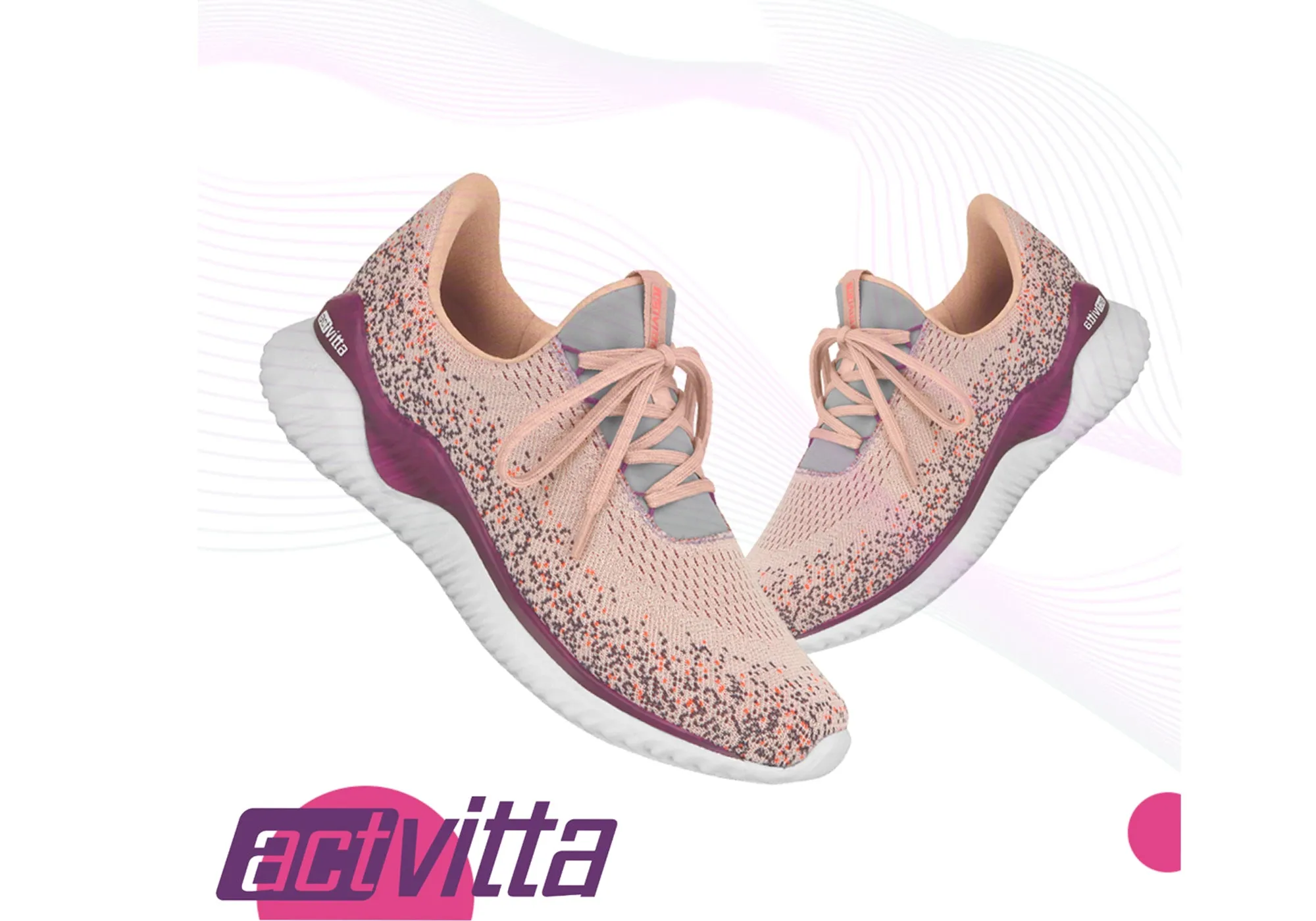Actvitta Anari Chaussures Actives Femmes Confortables Légères et Matelassées Actvitta