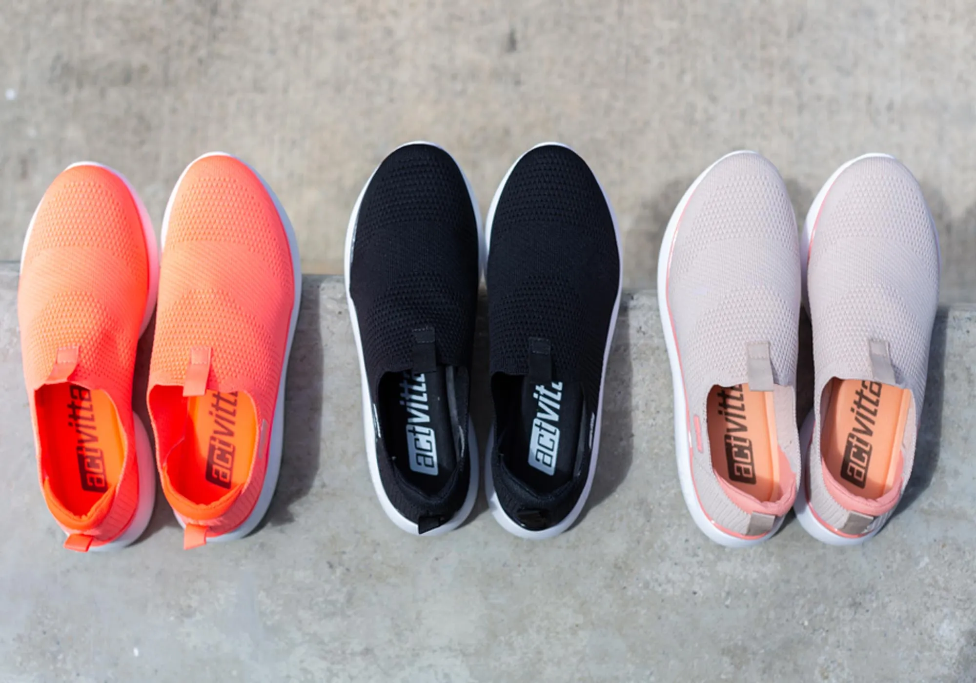 Actvitta Ella Chaussures Actives Confortables pour Femmes avec Coussinets Fabriquées au Brésil Chaussures Actvitta