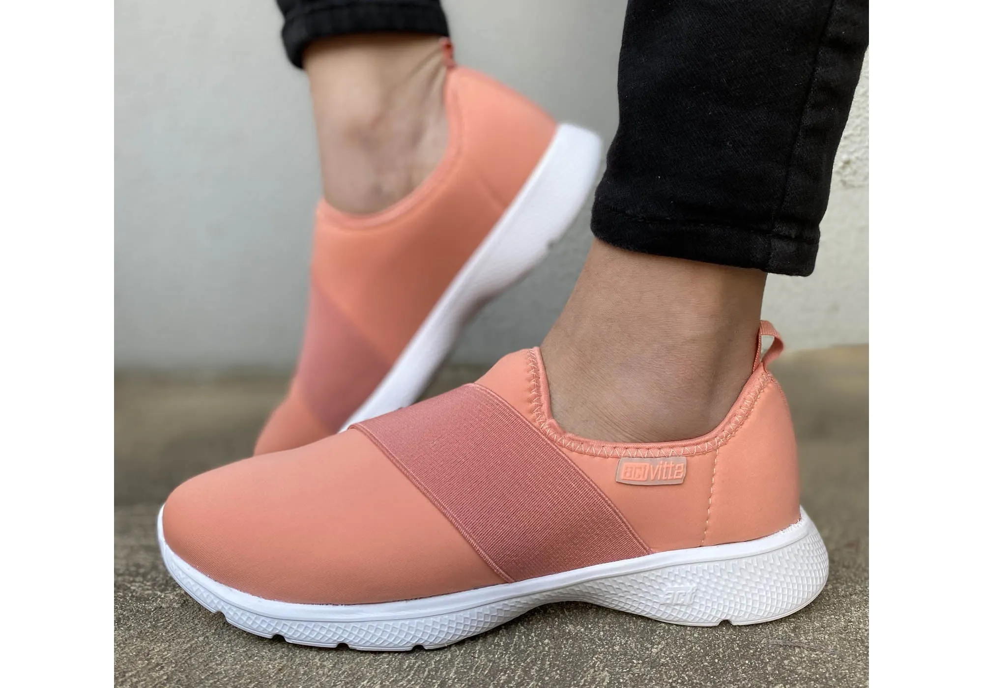 Actvitta Gemini Chaussures Actives Confortables pour Femmes avec Coussinet Fabriquées au Brésil Chaussures Actvitta