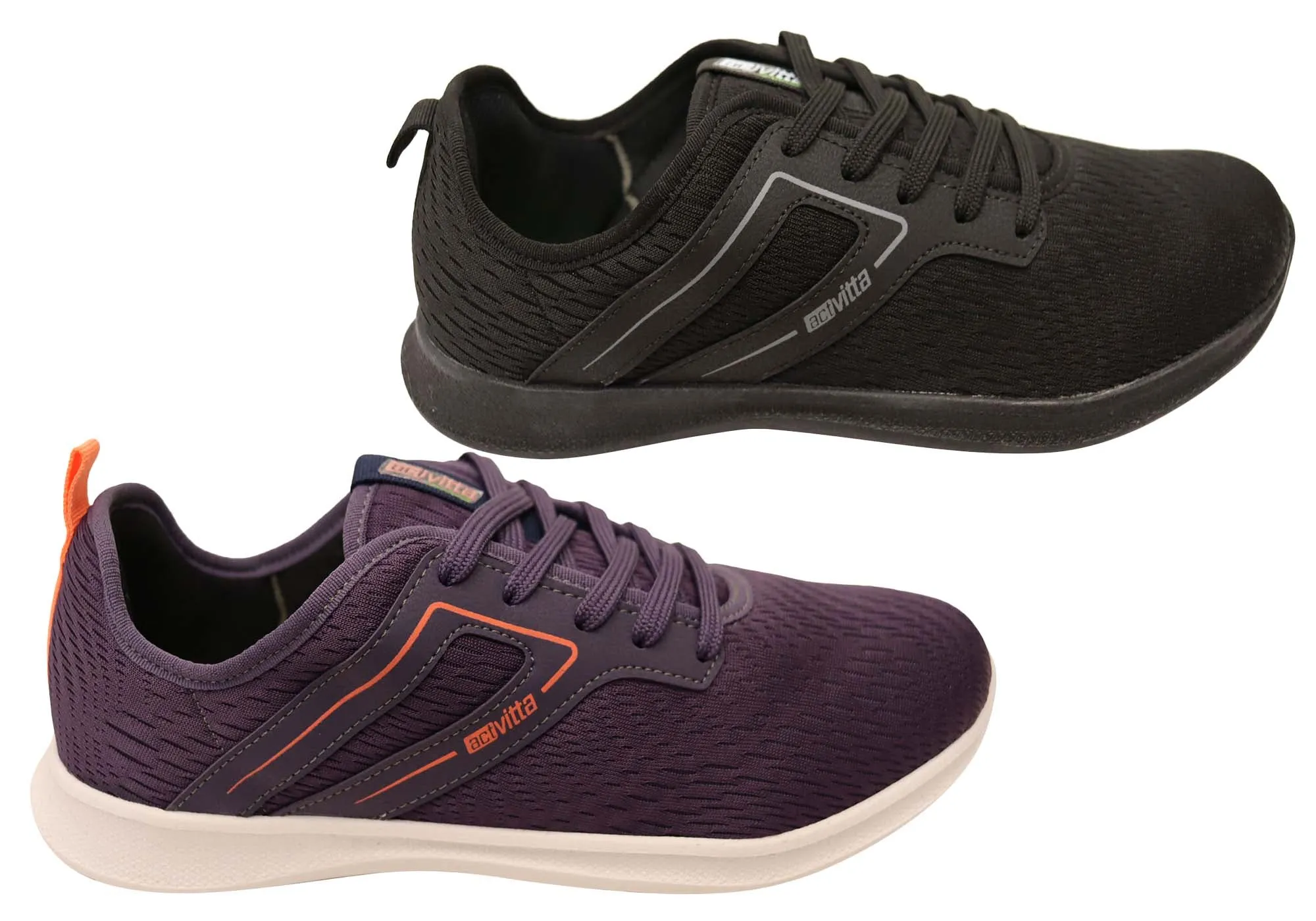 Actvitta Jessica Chaussures Actives Femmes Confortables à Lacets avec Coussinet Actvitta