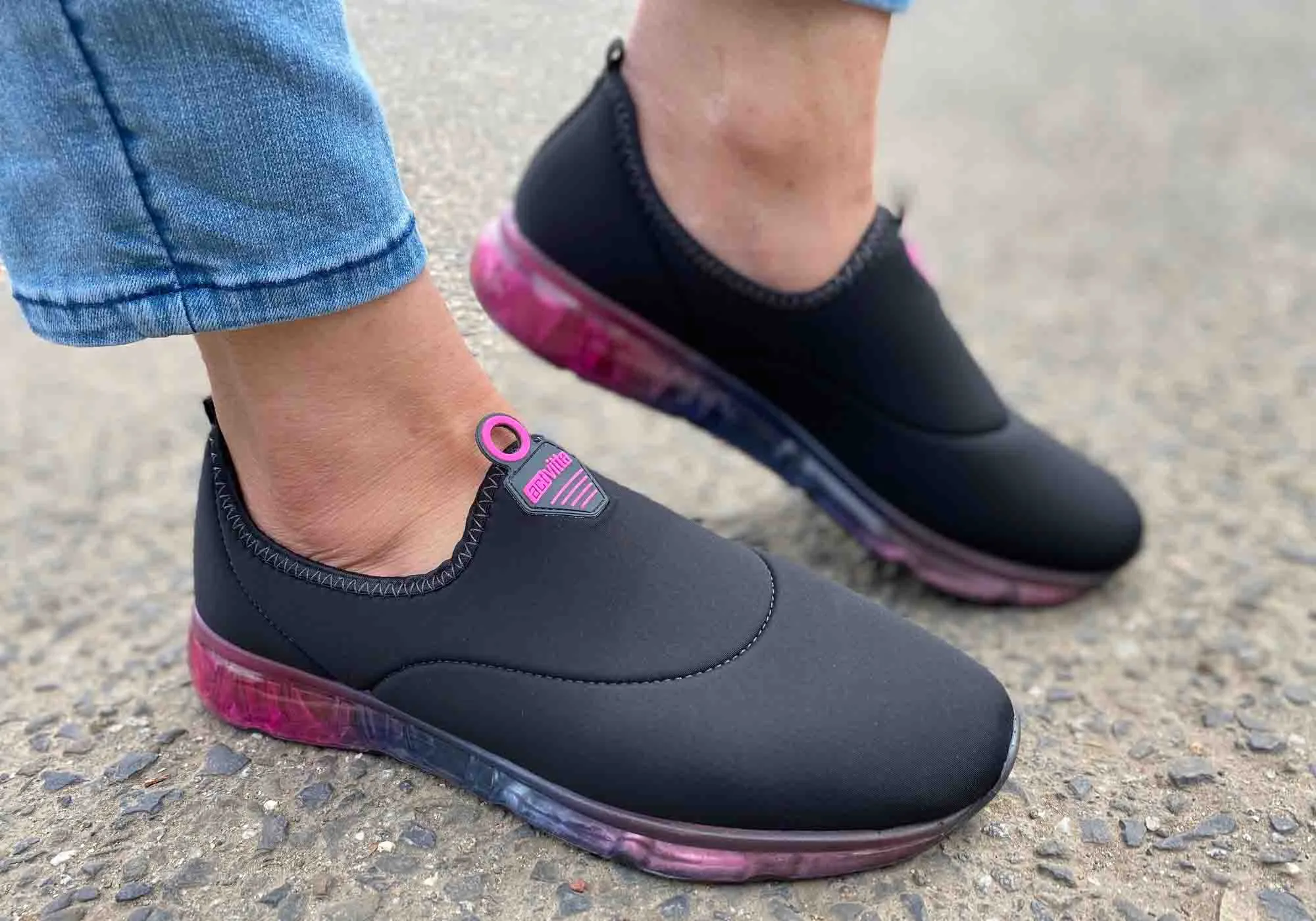 Actvitta Rush Chaussures Actives Femmes à Enfilage Rapide avec Coussinet Fabriquées au Brésil Chaussures Actvitta