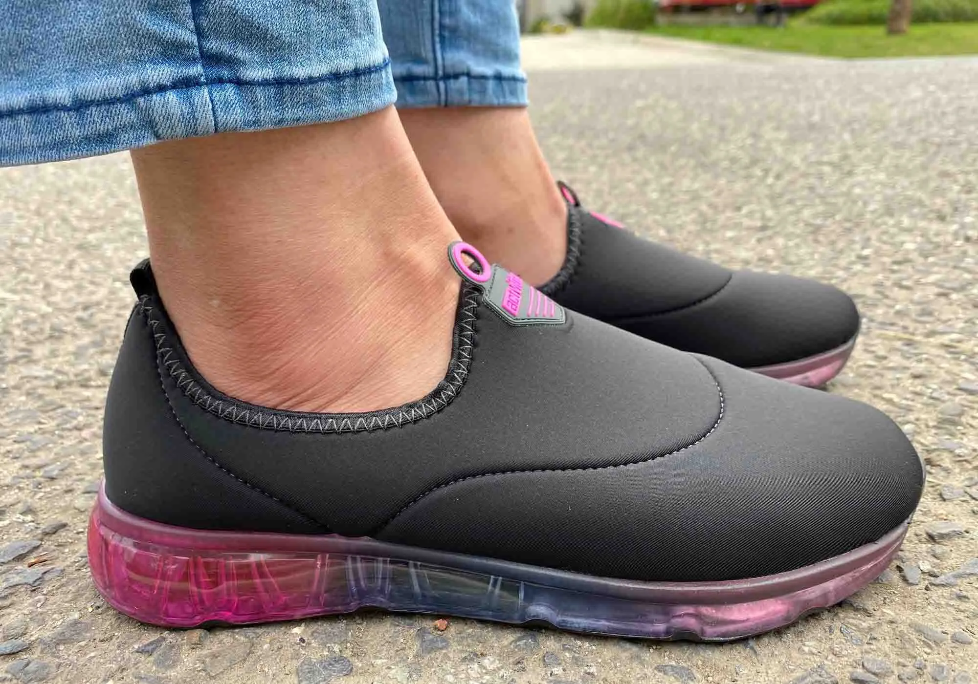 Actvitta Rush Chaussures Actives Femmes à Enfilage Rapide avec Coussinet Fabriquées au Brésil Chaussures Actvitta
