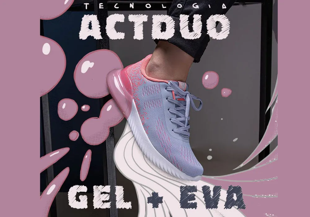 Actvitta Skyler Chaussures Actives Femme Avec Coussin Fabriquées Au Brésil Chaussures Actvitta