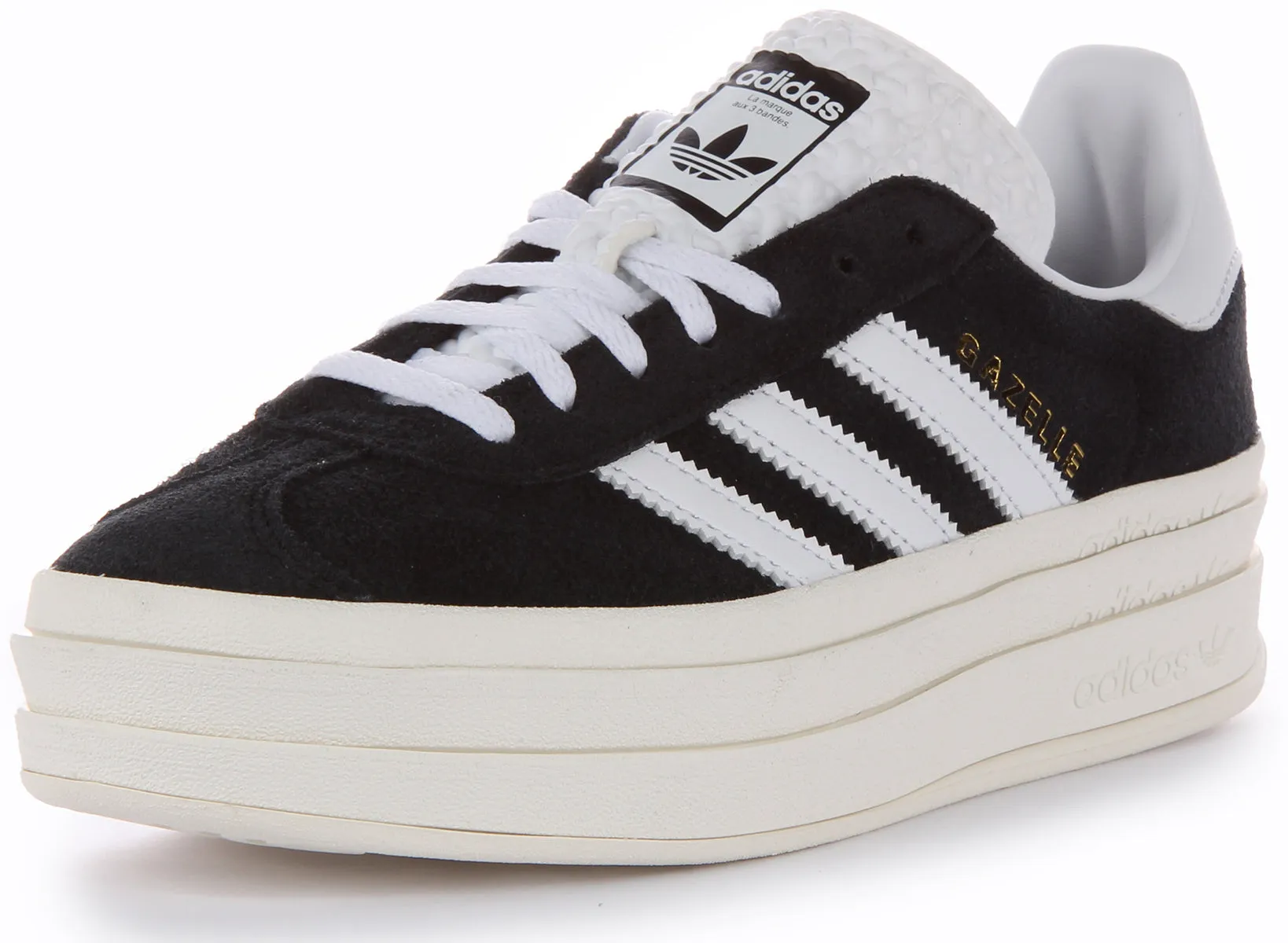 Adidas Gazelle Bold W en Noir Blanc Pour Femme Chaussures Adidas