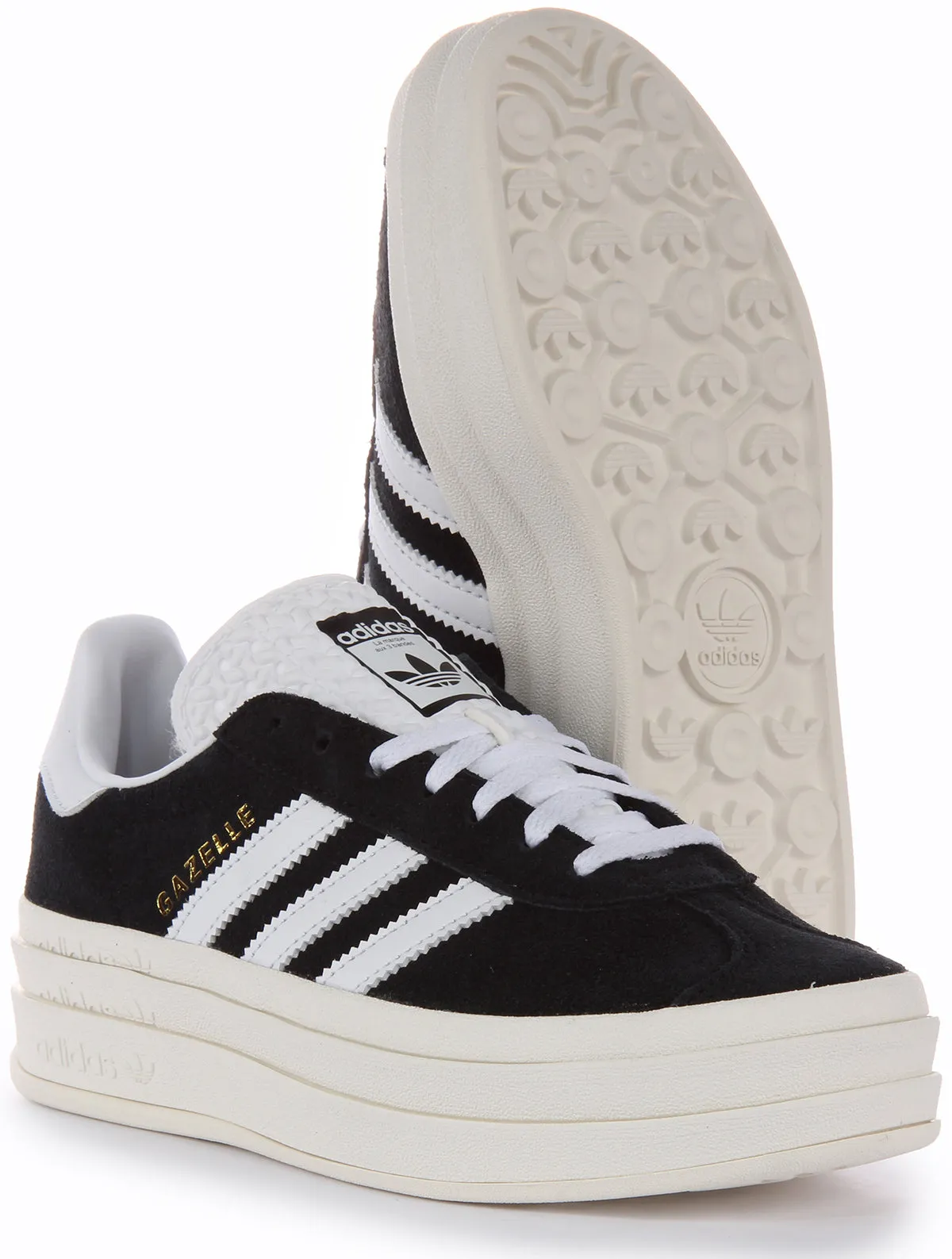 Adidas Gazelle Bold W en Noir Blanc Pour Femme Chaussures Adidas