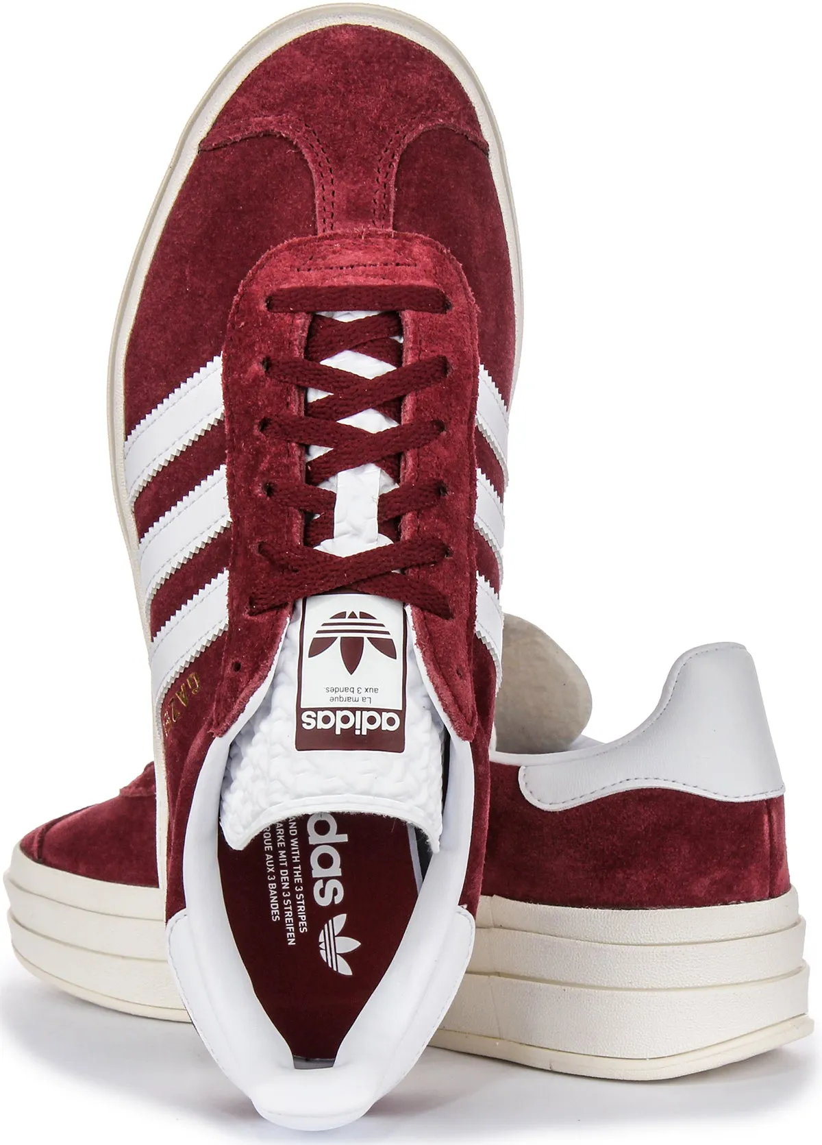 Adidas Gazelle Bold W En Bordeau Pour Femme Chaussures Adidas