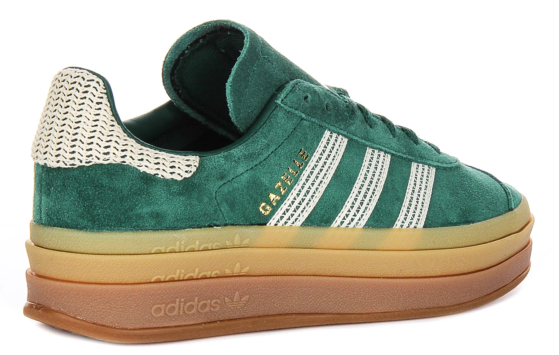 Adidas Gazelle Bold W En Vert Or Pour Femme Chaussures Adidas