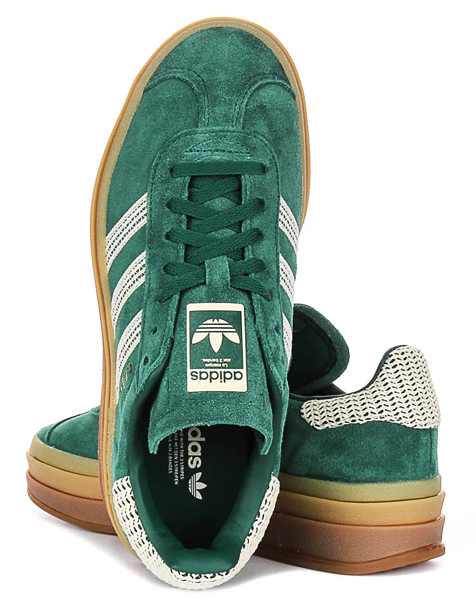 Adidas Gazelle Bold W En Vert Or Pour Femme Chaussures Adidas