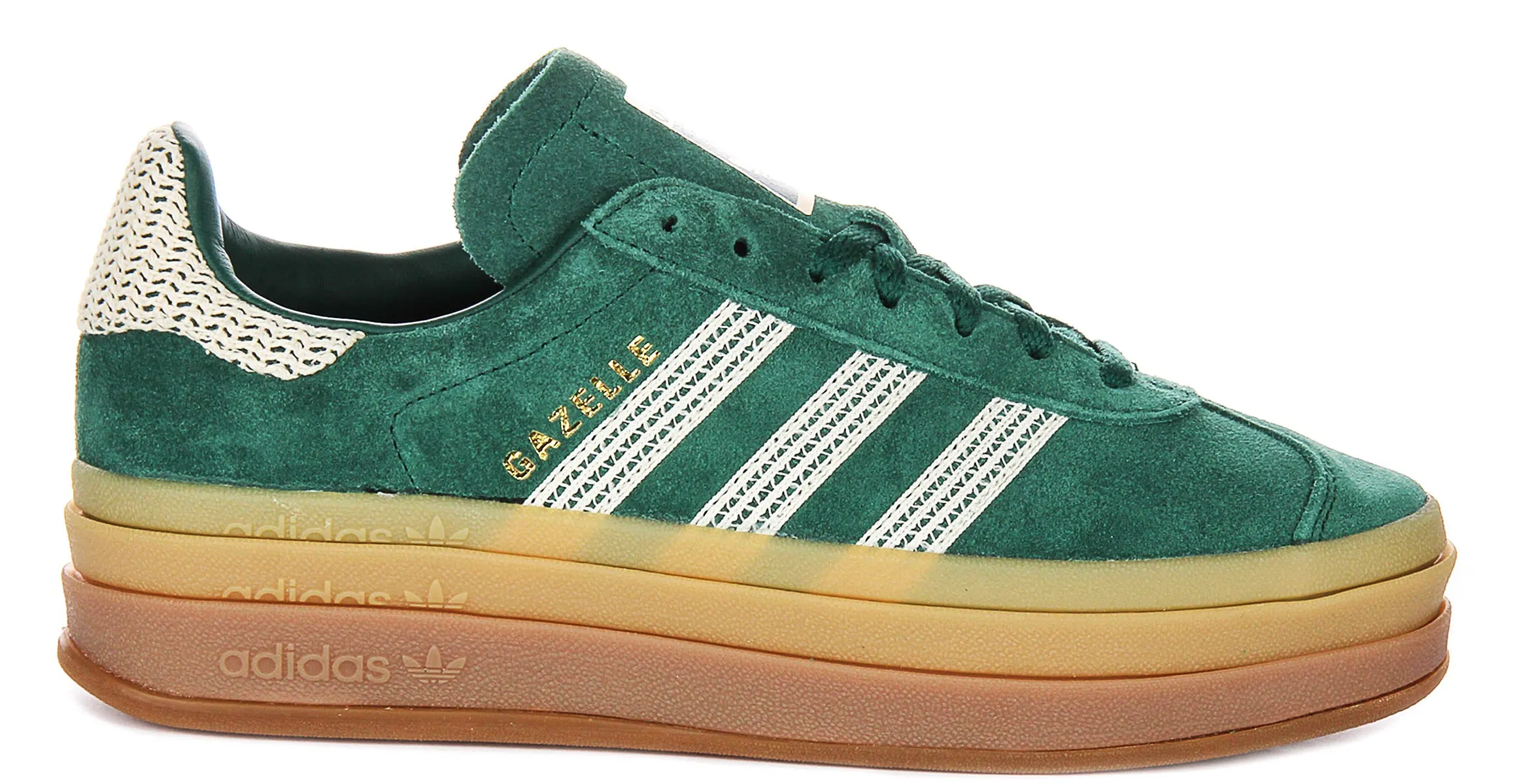 Adidas Gazelle Bold W En Vert Or Pour Femme Chaussures Adidas