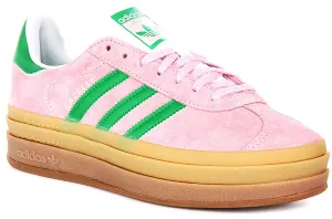 Adidas Gazelle Bold W en rose et blanc pour chaussures femmes Adidas