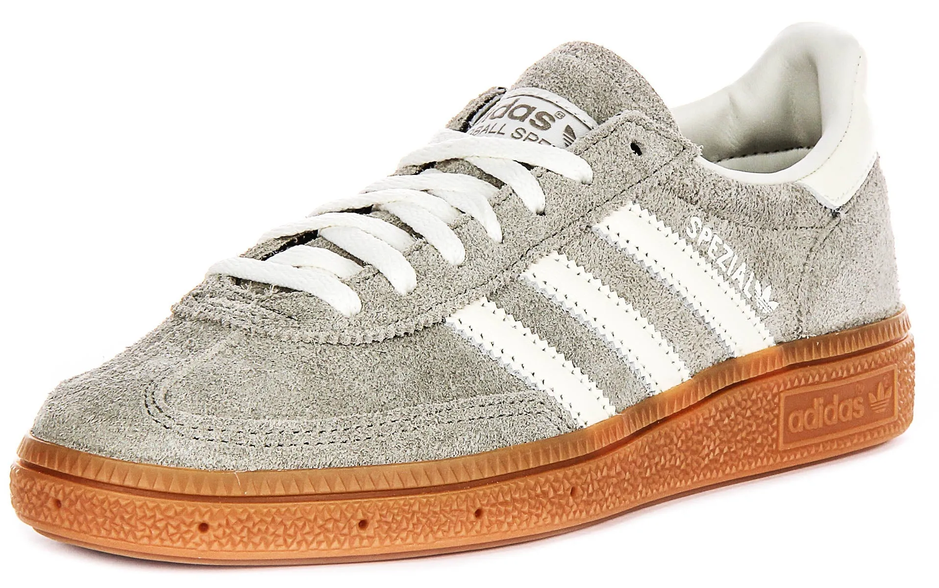 Adidas Handball Spezial en Gris Blanc pour Femmes Chaussures Adidas
