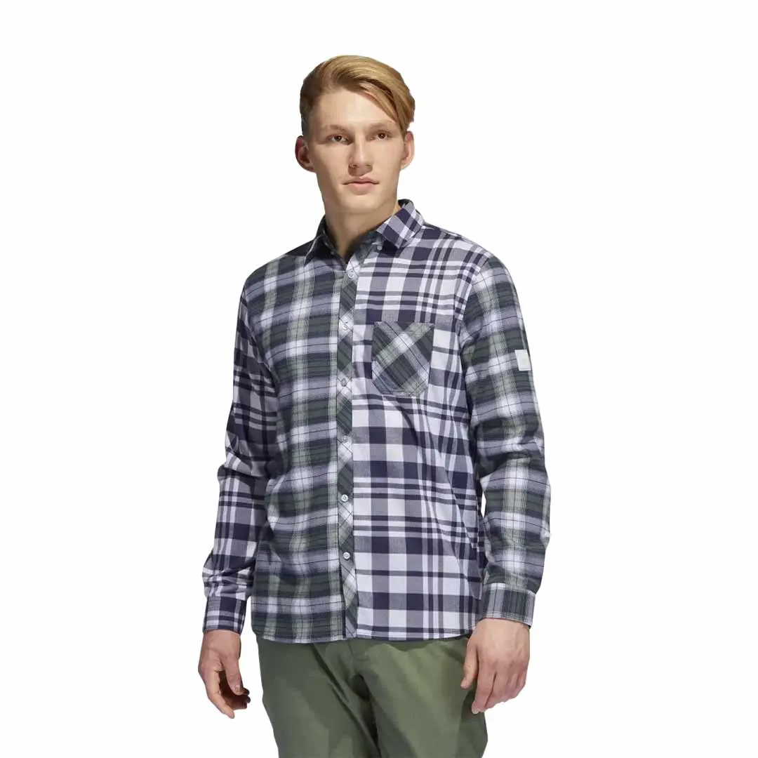 adidas - Chemise à carreaux pour hommes Adicross (HF9100)