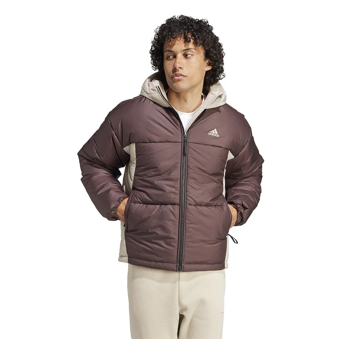 adidas - Veste à capuche matelassée pour homme à 3 bandes (IK0519)