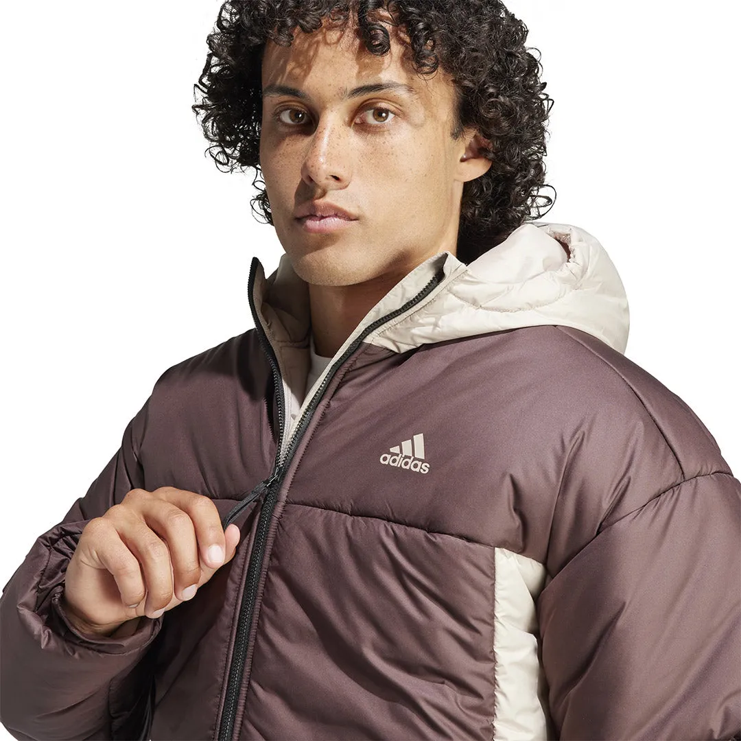 adidas - Veste à capuche matelassée pour homme à 3 bandes (IK0519)