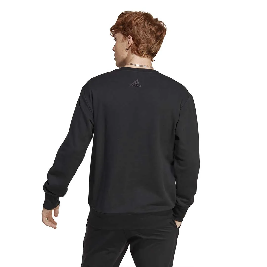 adidas - Pull Essentials pour Homme en French Terry avec Grand Logo (IC9324)