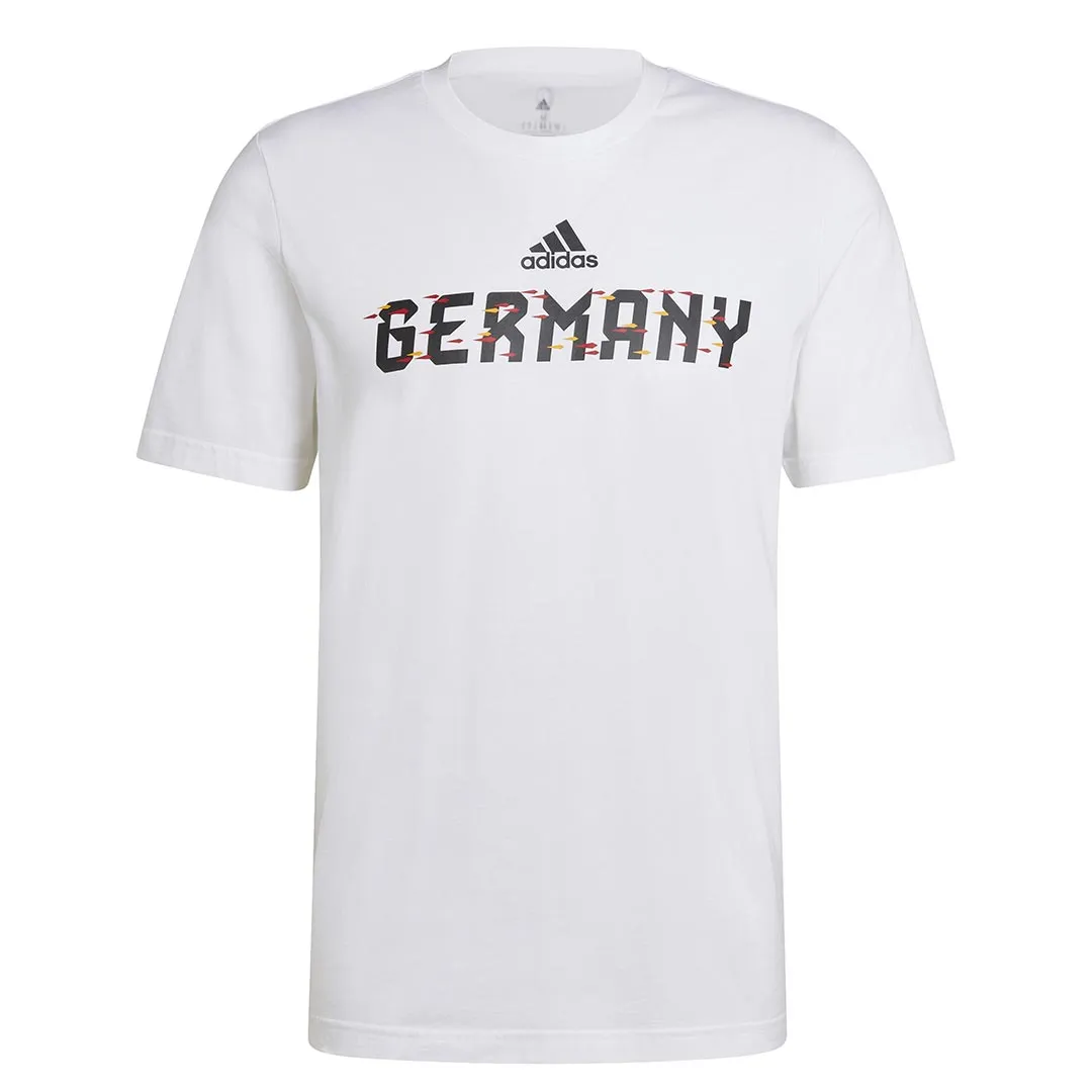 adidas - T-shirt Homme Coupe du Monde FIFA 2022 Allemagne (HD6376)