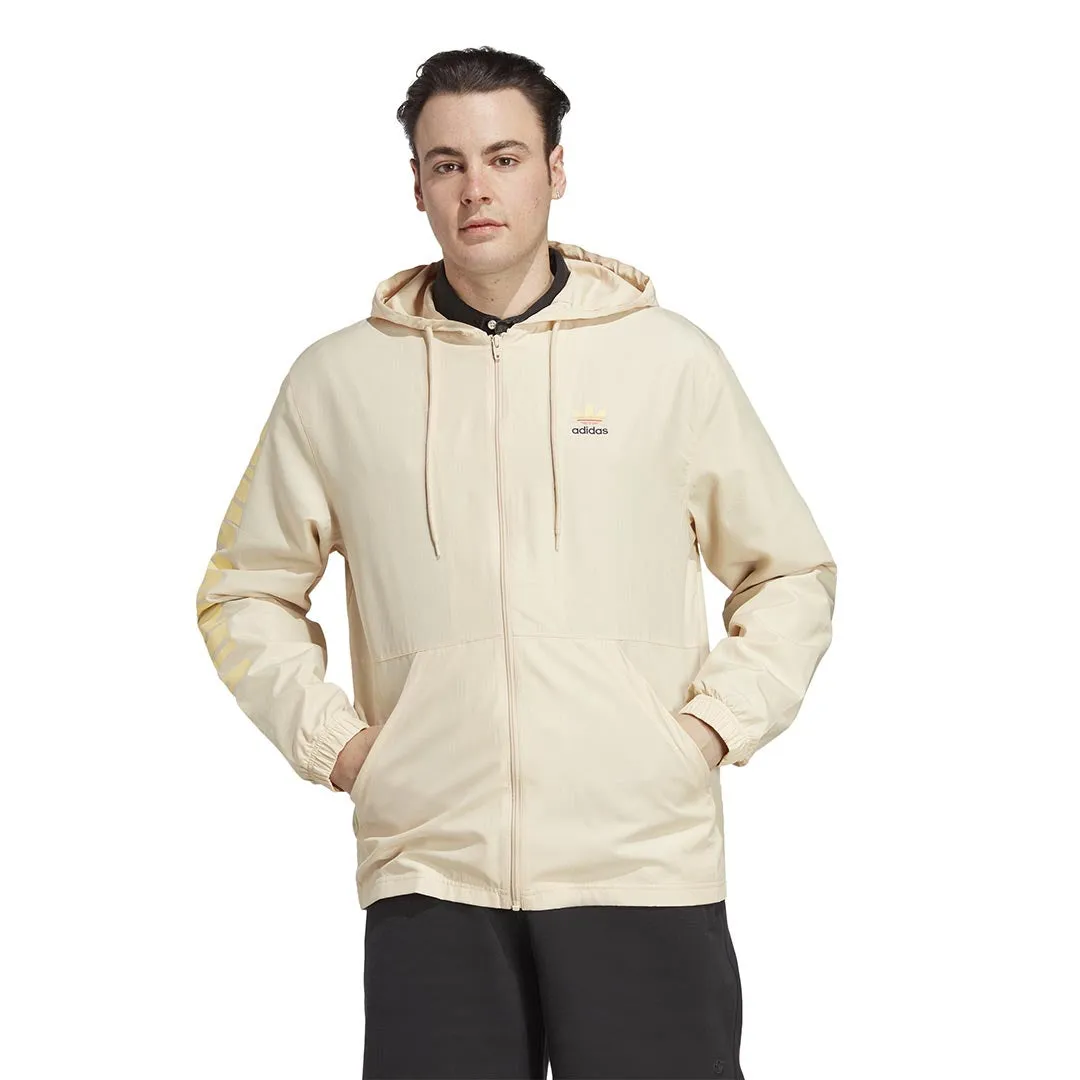 adidas - Veste coupe-vent graphique Planète pour homme (IC8867)