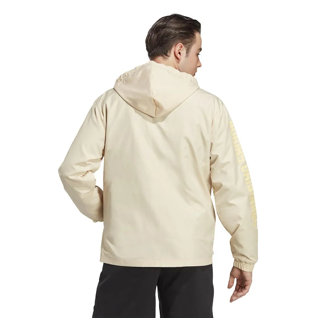 adidas - Veste coupe-vent graphique Planète pour homme (IC8867)