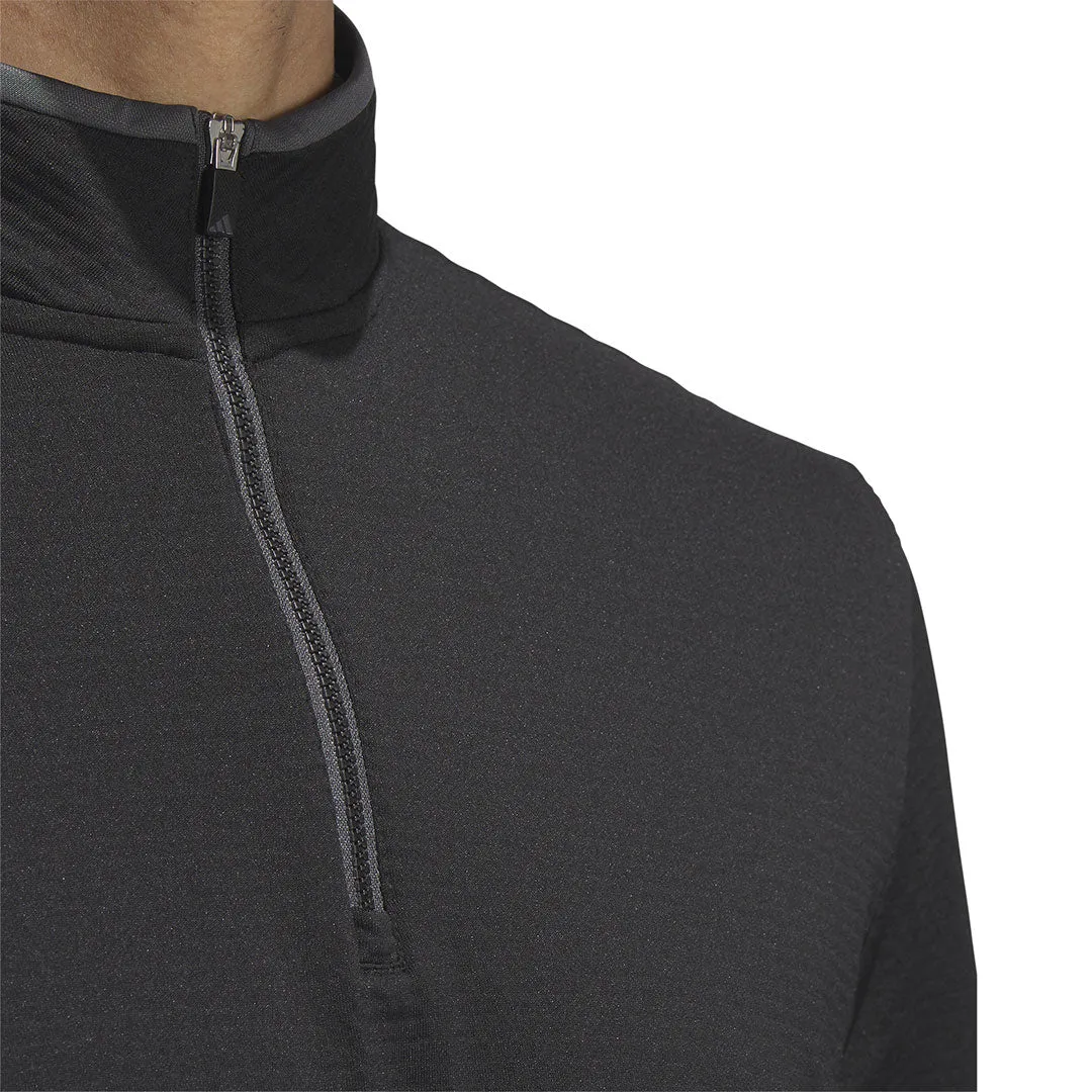 adidas - Pull-over léger Cold.Rdy à col quart avec fermeture éclair pour hommes (HZ3198)