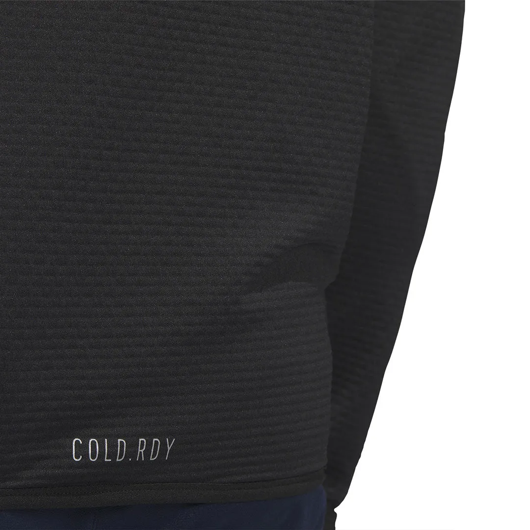 adidas - Pull-over léger Cold.Rdy à col quart avec fermeture éclair pour hommes (HZ3198)