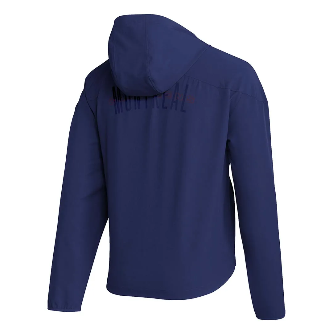 adidas - Veste à fermeture éclair complète pour hommes des Canadiens de Montréal (HY3108)
