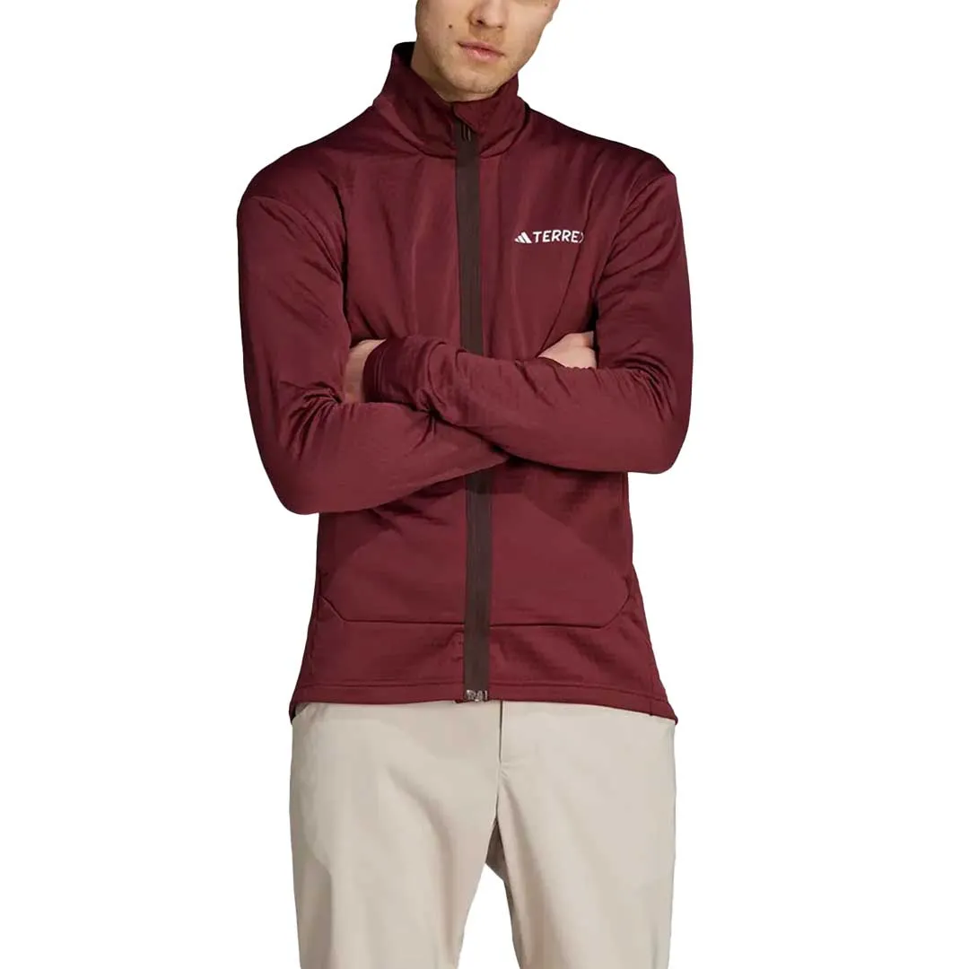 adidas - Veste polaire légère à fermeture éclair complète pour hommes Terrex Multi (IB1816)