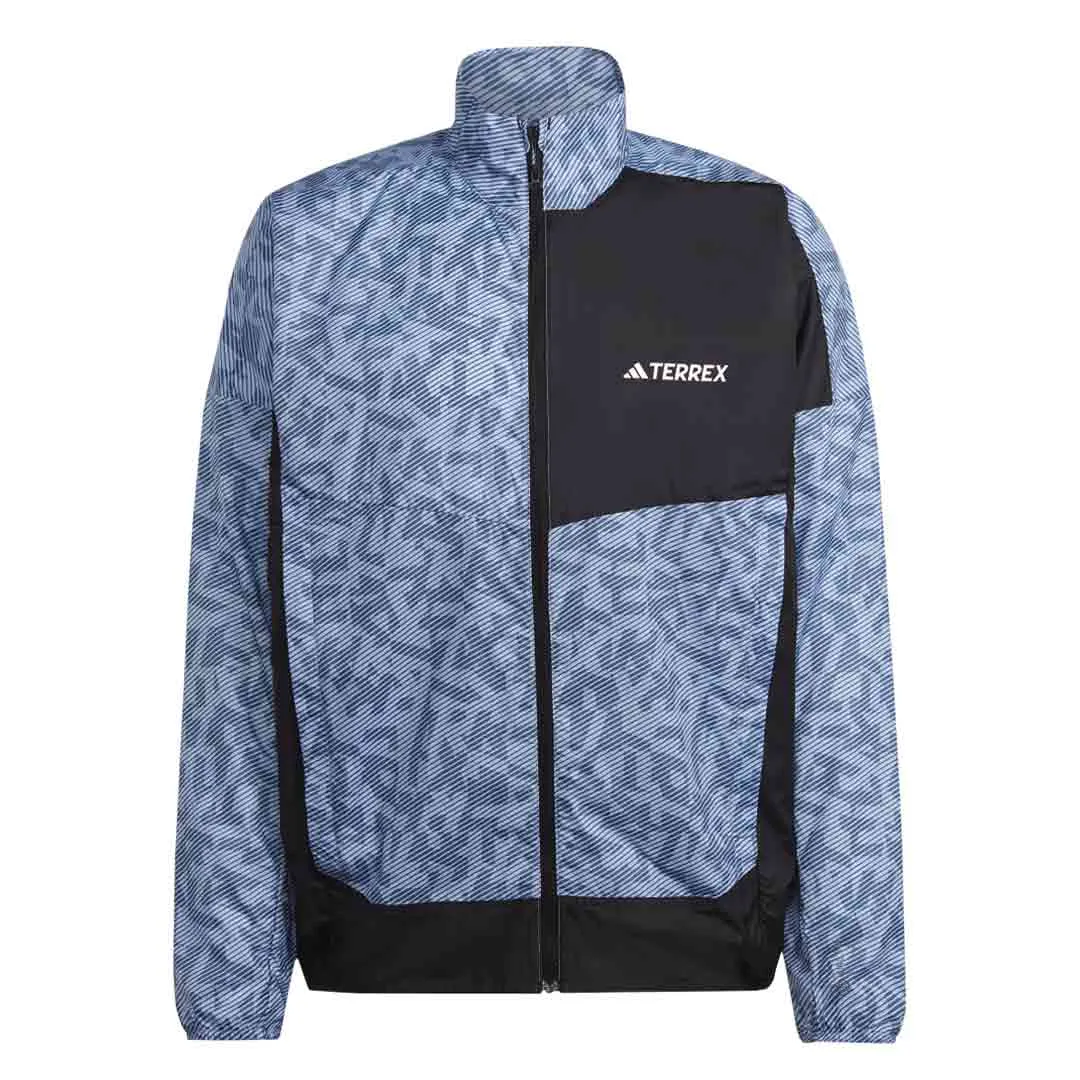 adidas - Veste coupe-vent pour course à pied homme Terrex (HZ1300)