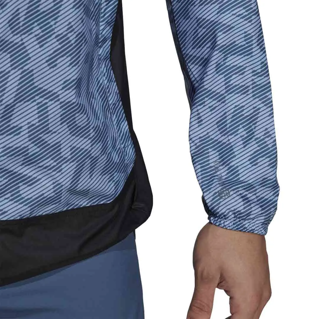 adidas - Veste coupe-vent pour course à pied homme Terrex (HZ1300)
