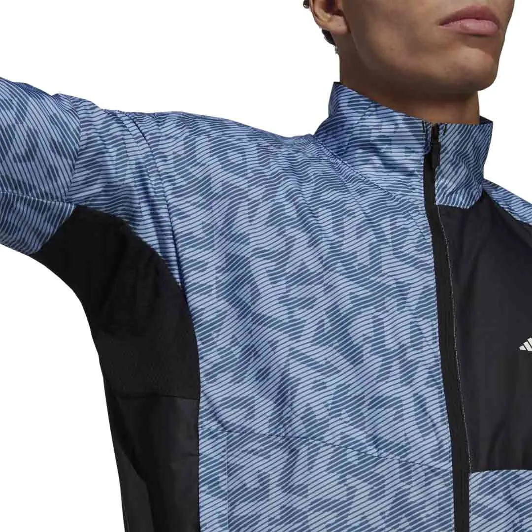 adidas - Veste coupe-vent pour course à pied homme Terrex (HZ1300)