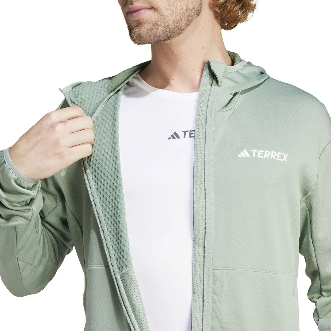 adidas - Veste à capuche en polaire légère Terrex Xperior pour homme (IQ3718)