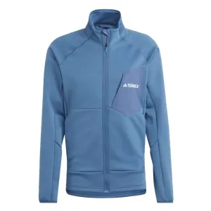 adidas - Veste à capuche en polaire moyenne pour hommes à fermeture éclair complète (IB1838)