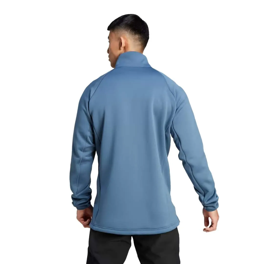 adidas - Veste à capuche en polaire moyenne pour hommes à fermeture éclair complète (IB1838)