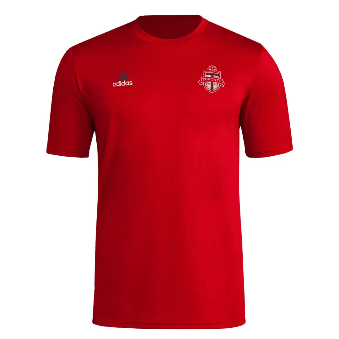 adidas - T-shirt à manches courtes pré-match Toronto FC pour hommes (IP0900)