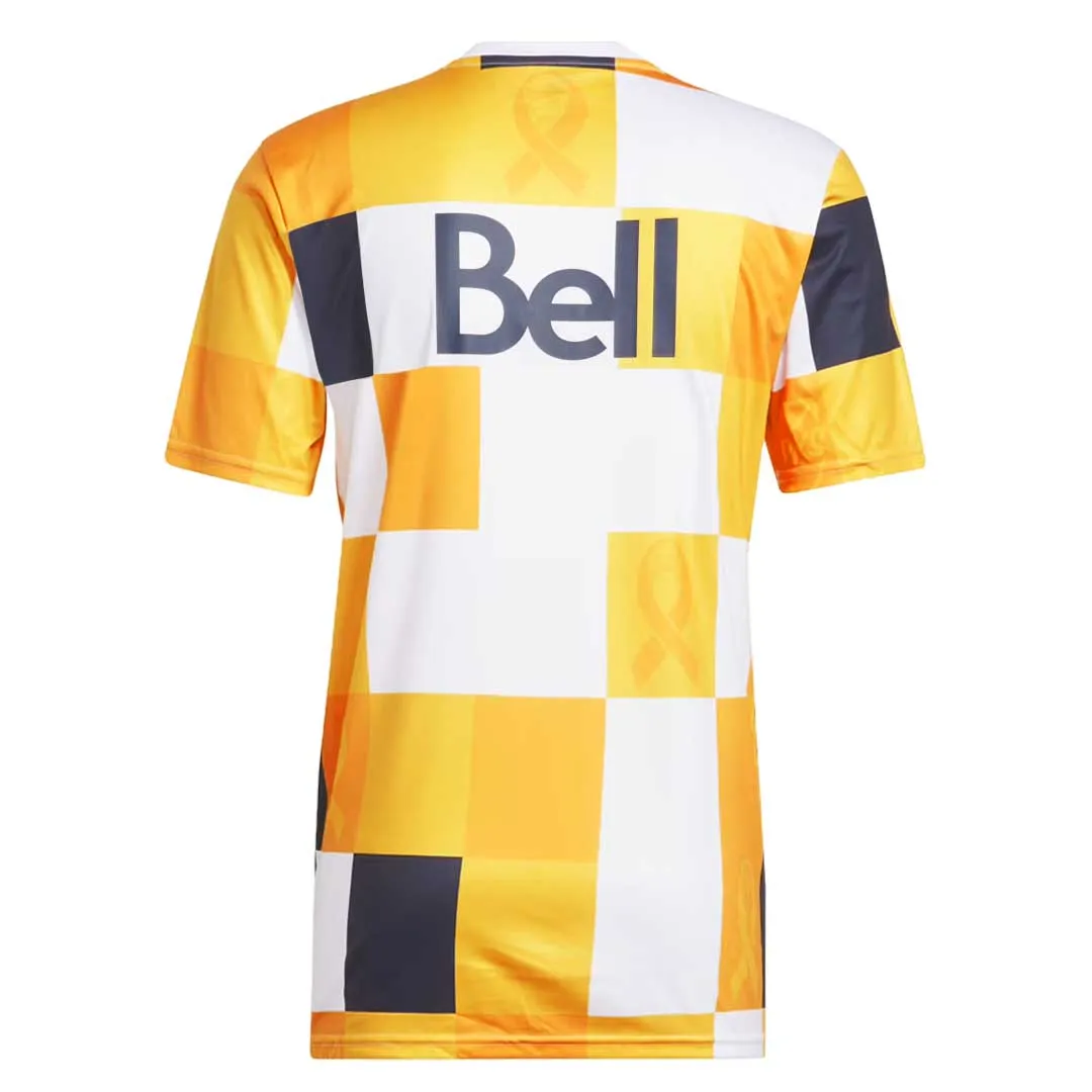 adidas - Maillot de pré-match Vancouver Whitecaps FC pour hommes 