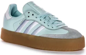 Adidas Sambae W En Bleu Pour Femmes Chaussures Adidas