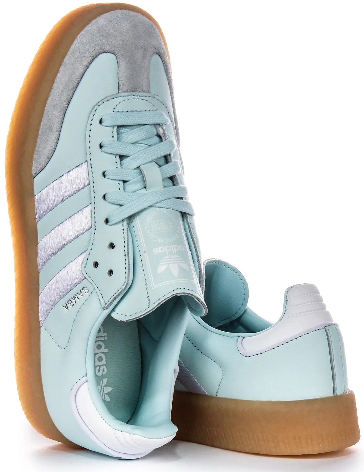 Adidas Sambae W En Bleu Pour Femmes Chaussures Adidas