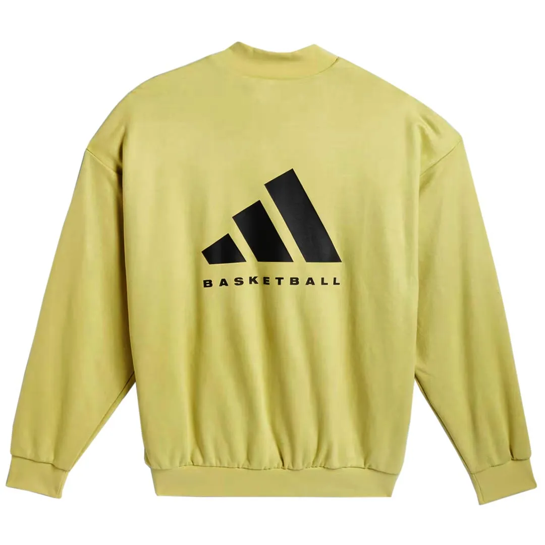 adidas - Sweat à capuche en daim unisexe pour le basketball (IN7697)