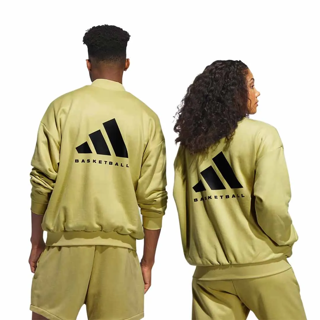 adidas - Sweat à capuche en daim unisexe pour le basketball (IN7697)