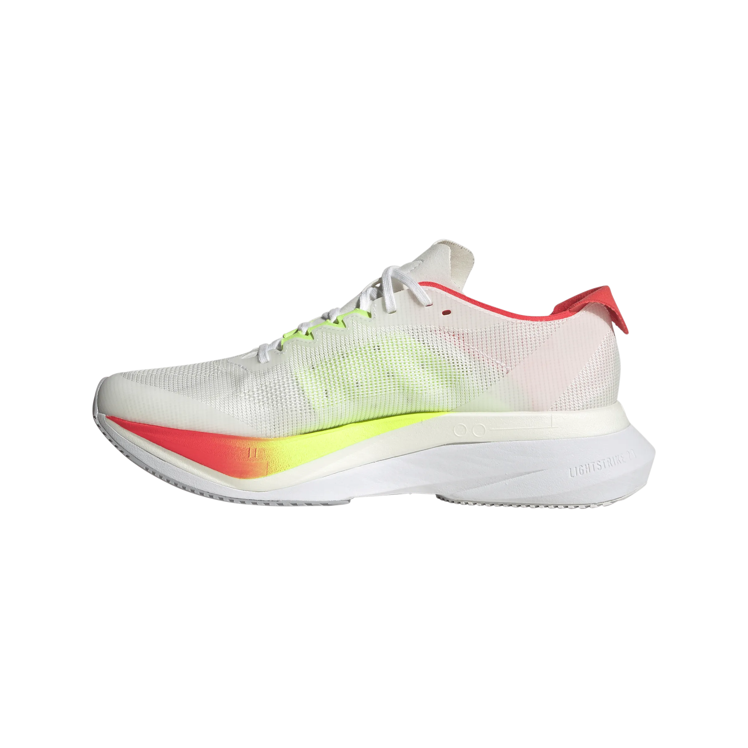 Chaussures de course Adidas Boston 12 pour Femme en FTWR Blanc/Noir de base/Rouge Lucide SS25 Chaussures_Adidas