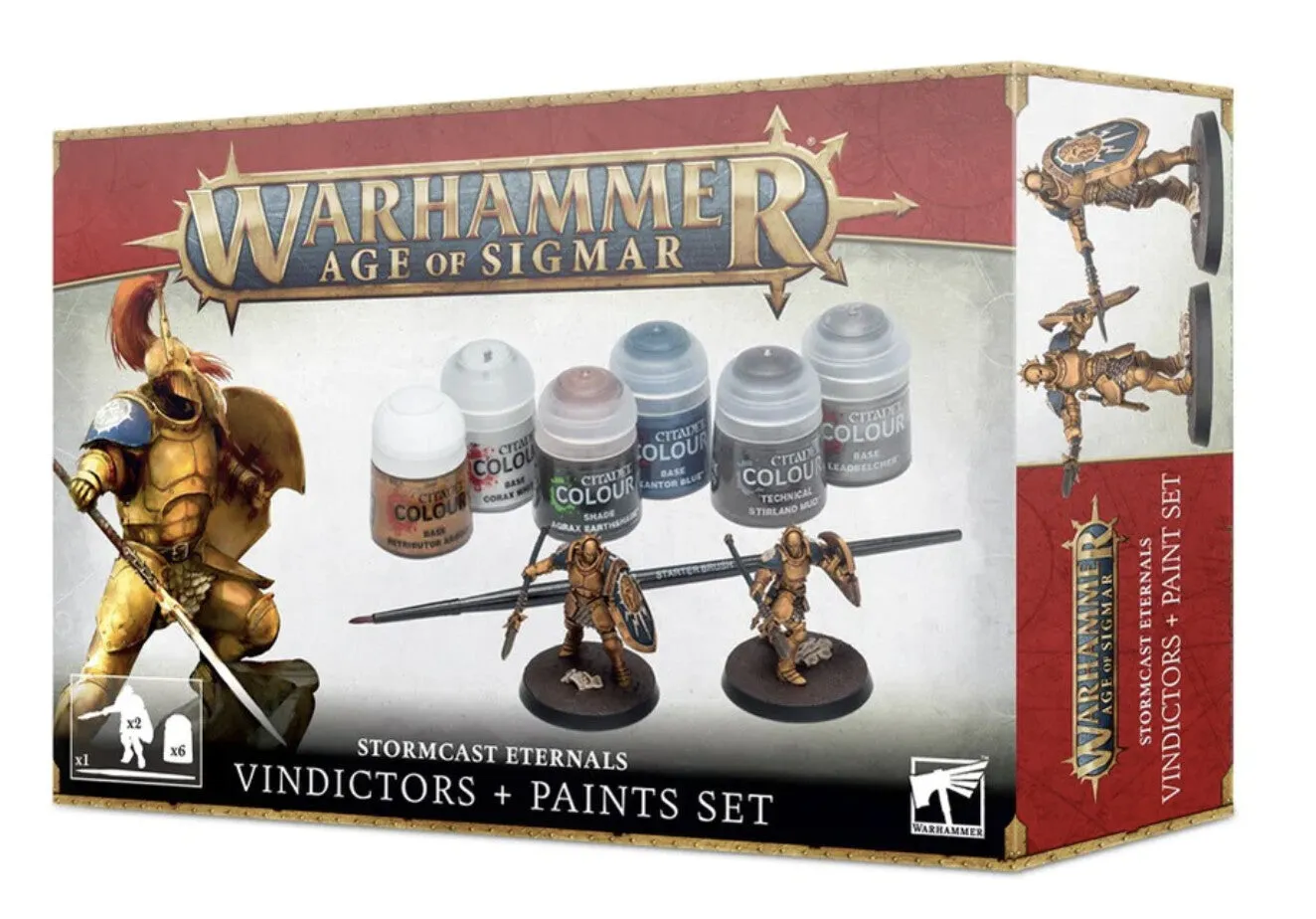 Âge de Sigmar : Éternels de la Tempête - Vindicateurs   Set de Peinture