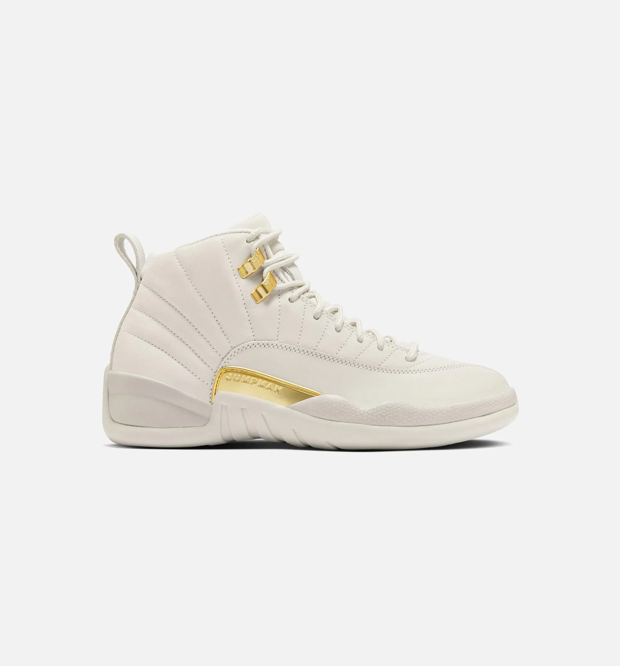 Air Jordan 12 Retro Phantom Chaussure de Style de Vie pour Femmes - Phantom/Or Métallique/Blanc
